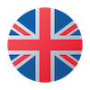 circular flag Great britain
