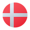 circular flag Denmark