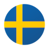 circular flag Sweden
